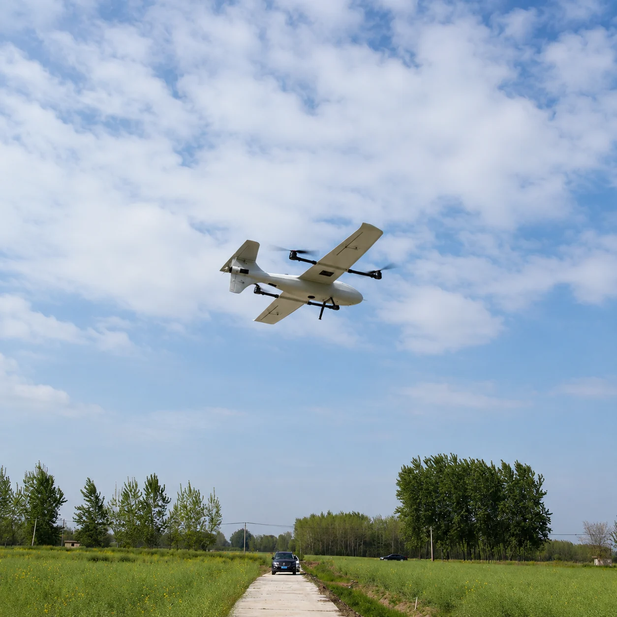 JT-245 VTOL UAV in flight