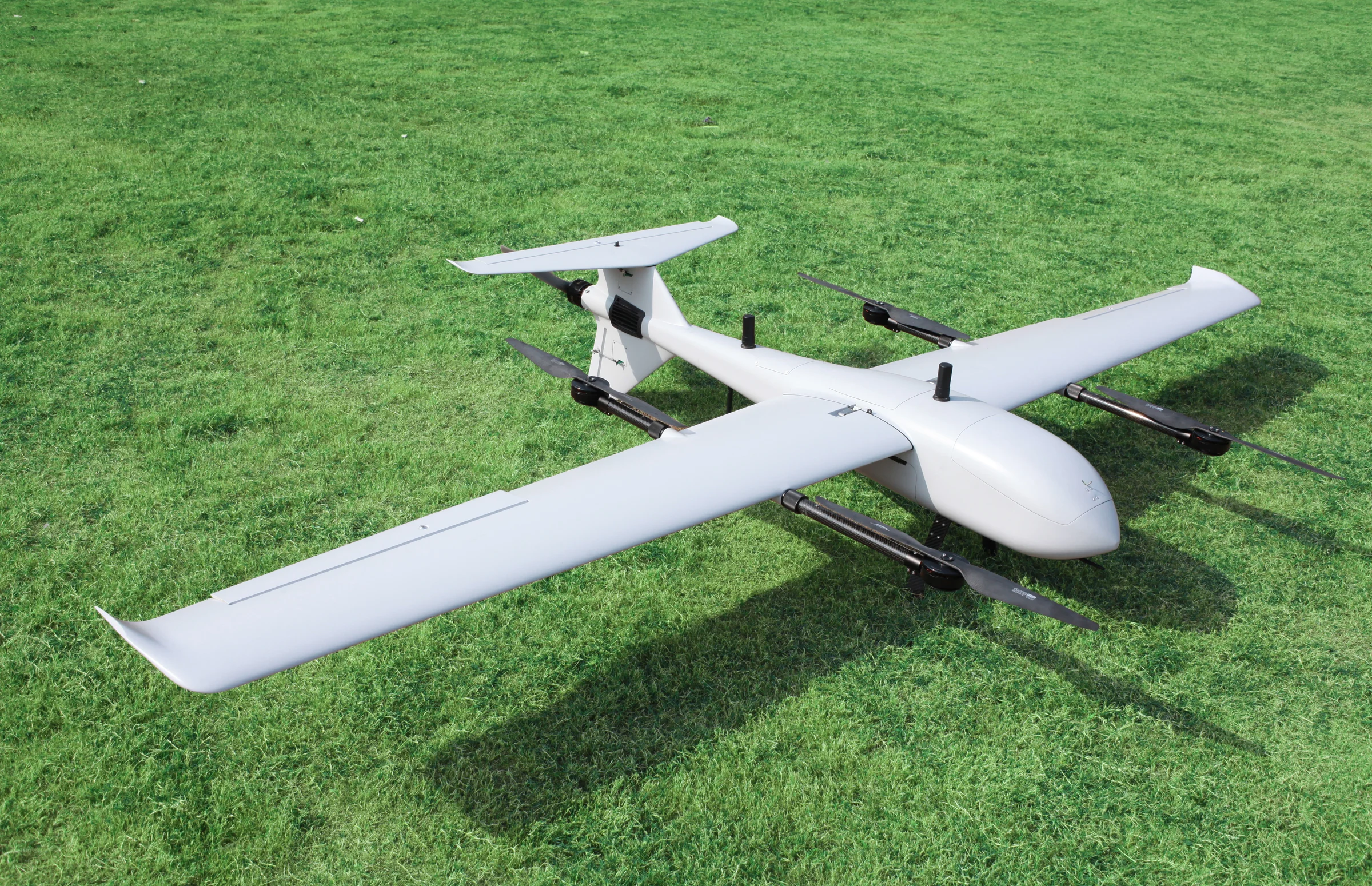 JT-290 VTOL UAV on the ground before deployment