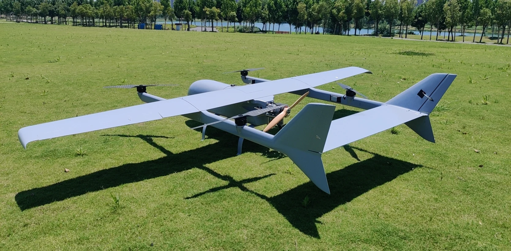 JT-500 large VTOL UAV deployed in the field
